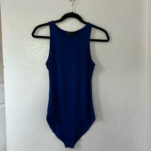 Gibson look royal blue bodysuit size XS